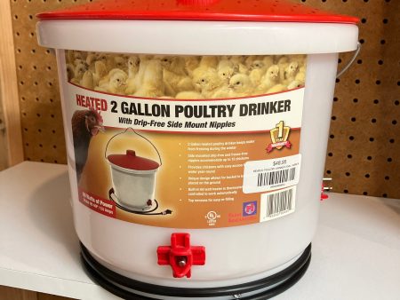 HEATED POULTRY DRINKER 2GAL, FARM INN Hot on Sale