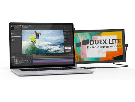 Mobile Pixels Duex Lite 12.5  Portable Monitor FHD 1080p Laptop Screen Extender, Gray - Certified Refurbished Sale