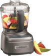 Cuisinart Elemental 4-Cup Chopper Grinder, Gun Metal - Certified Refurbished Hot on Sale