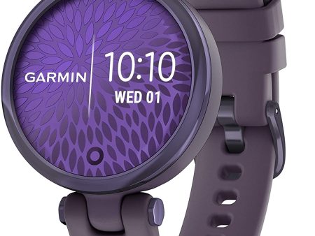 Garmin Lily Sport Edition Midnight Orchid Bezel with Deep Orchid Case and Silicone Band - Certified Refurbished Sale