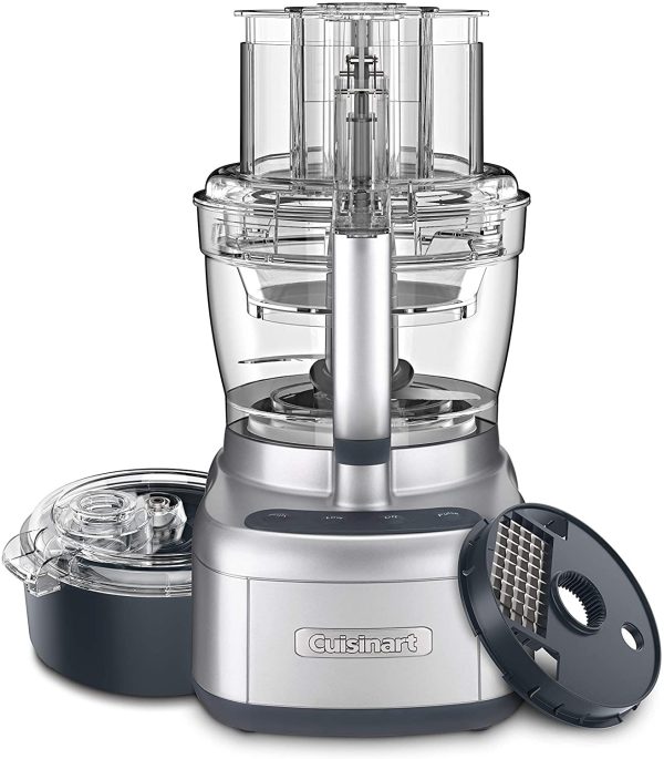 Cuisinart Elemental 13-Cup Food Processor and Dicing Kit, Silver - Certified Refurbished For Cheap