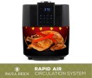 Paula Deen 13 QT 1700 Watt XL Family-Sized Air Fryer Oven with Rapid Air Circulation System, Black - Refurbished For Cheap