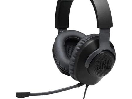 JBL Quantum 100 Wired Headset for Gaming, Black - Certified Refurbished Online now