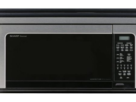 Sharp 1.1 CF 850W Stainless Steel Over-the-Range Convection Microwave Oven - Certified Refurbished For Sale