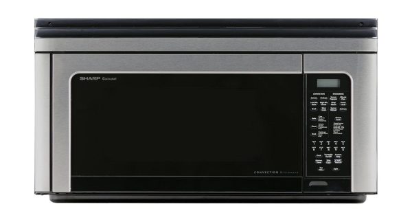 Sharp 1.1 CF 850W Stainless Steel Over-the-Range Convection Microwave Oven - Certified Refurbished For Sale