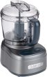 Cuisinart Elemental 4-Cup Chopper Grinder, Gun Metal - Certified Refurbished Hot on Sale