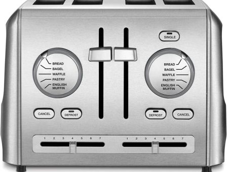 Cuisinart CPT-640 4-Slice Metal Toaster, Stainless Steel - Certified Refurbished Online