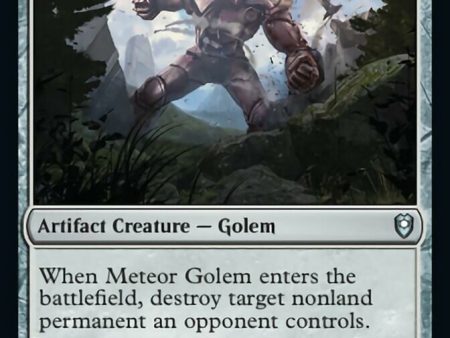 Meteor Golem [Commander Legends: Battle for Baldur s Gate] For Sale