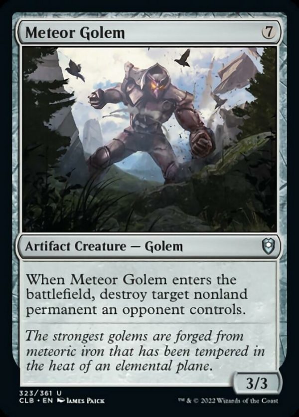 Meteor Golem [Commander Legends: Battle for Baldur s Gate] For Sale