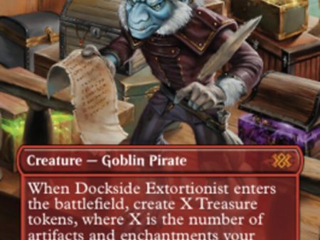 Dockside Extortionist (Borderless Alternate Art) [Double Masters 2022] Discount