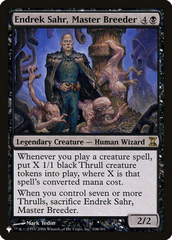 Endrek Sahr, Master Breeder [The List] For Discount