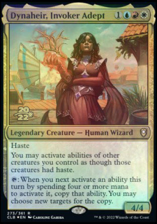 Dynaheir, Invoker Adept [Commander Legends: Battle for Baldur s Gate Prerelease Promos] Discount