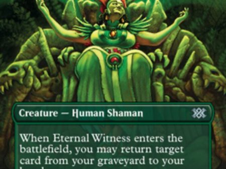 Eternal Witness (Borderless Alternate Art) [Double Masters 2022] Online Hot Sale