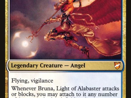 Bruna, Light of Alabaster (Oversized) [Commander 2018 Oversized] Supply