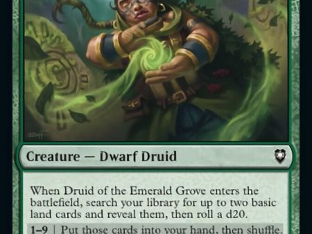 Druid of the Emerald Grove [Commander Legends: Battle for Baldur s Gate] For Sale