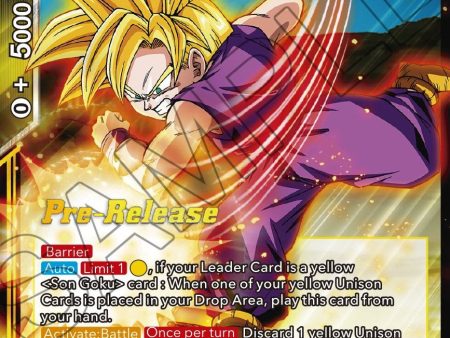 SS Son Gohan, Inherited Will (BT17-096) [Ultimate Squad Prerelease Promos] For Cheap