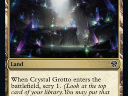 Crystal Grotto [Dominaria United] Hot on Sale