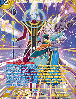 Whis, Calling to Order (SPR) (BT16-131) [Realm of the Gods] Online now