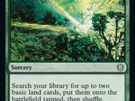 Explosive Vegetation [Dominaria United Commander] Hot on Sale