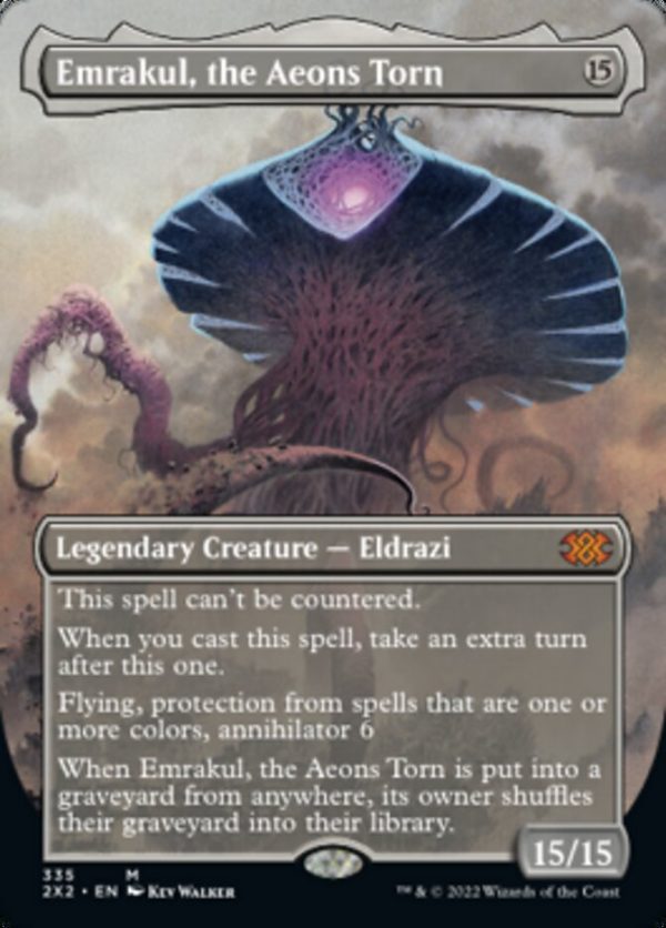 Emrakul, the Aeons Torn (Borderless Alternate Art) [Double Masters 2022] Online Sale