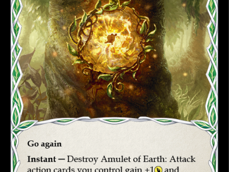 Amulet of Earth [LGS063] (Promo)  Cold Foil For Cheap