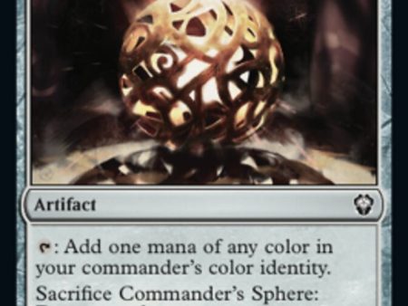 Commander s Sphere [Dominaria United Commander] For Discount