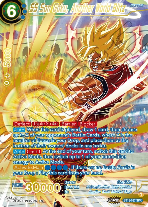 SS Son Goku, Another World Blitz (SPR) (BT18-037) [Dawn of the Z-Legends] Online now