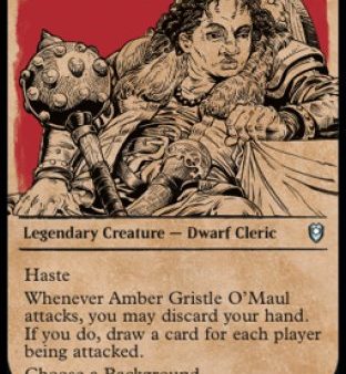 Amber Gristle O Maul (Showcase) [Commander Legends: Battle for Baldur s Gate] For Discount