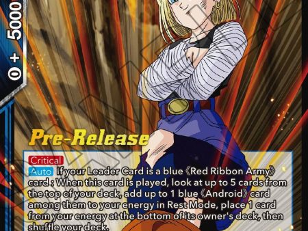 Android 18, Rebellious Will (BT17-047) [Ultimate Squad Prerelease Promos] Online Hot Sale