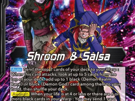 Shroom & Salsa    Demon God Shroom & Salsa, Deadly Genius (BT18-122) [Dawn of the Z-Legends] Fashion