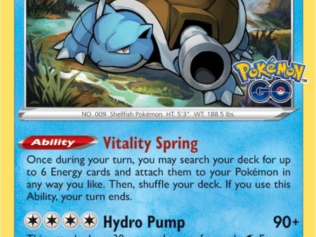 Blastoise (017 078) [Pokémon GO] Sale