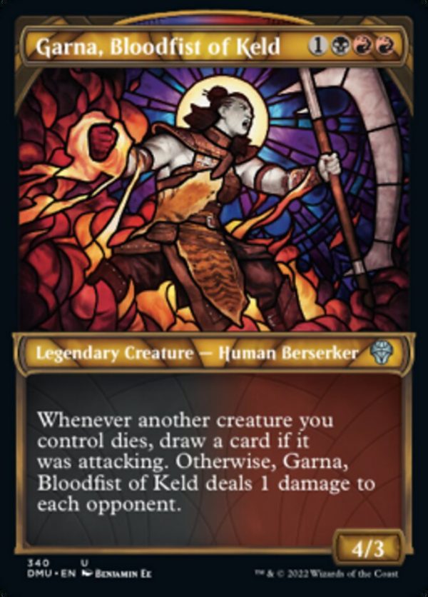 Garna, Bloodfist of Keld (Showcase Textured) [Dominaria United] Discount