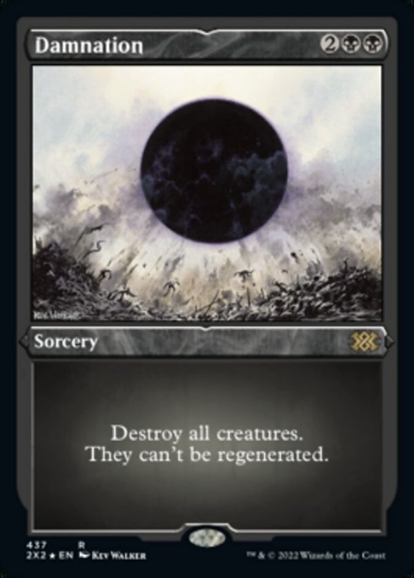 Damnation (Foil Etched) [Double Masters 2022] Online Hot Sale