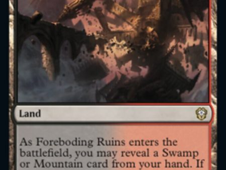 Foreboding Ruins [Dominaria United Commander] Hot on Sale