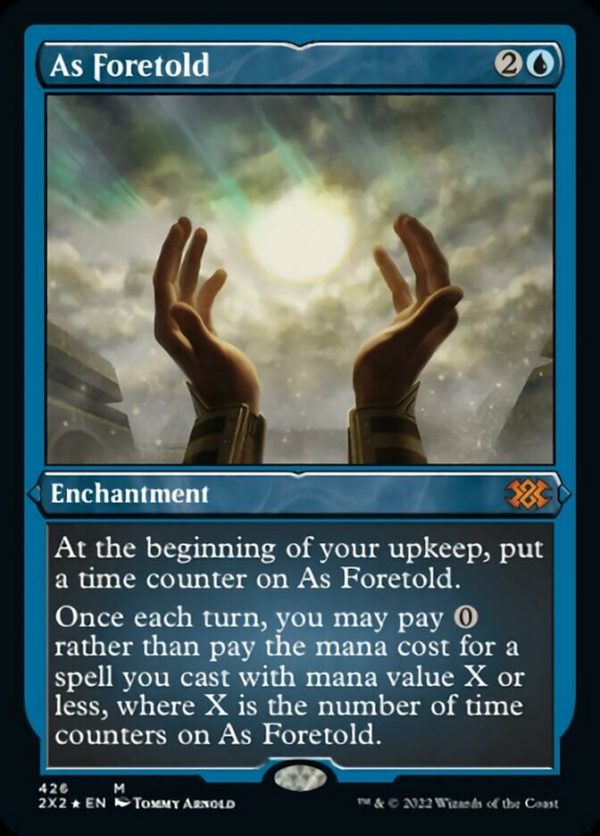 As Foretold (Foil Etched) [Double Masters 2022] Cheap