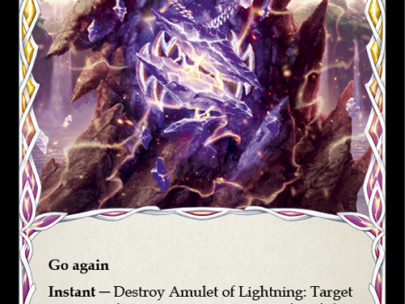 Amulet of Lightning [LGS065] (Promo)  Cold Foil Online Hot Sale