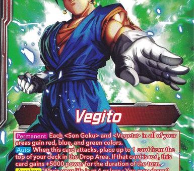 Vegito    Fusion Warrior Super Saiyan Vegito (Collector s Selection Vol. 1) (BT2-001) [Promotion Cards] Supply