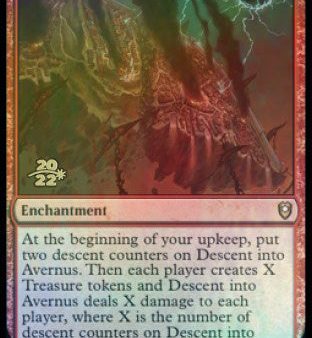 Descent into Avernus [Commander Legends: Battle for Baldur s Gate Prerelease Promos] For Cheap