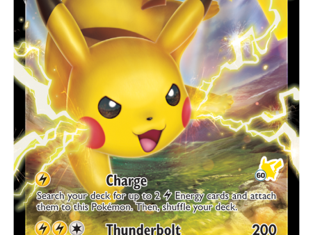 Pikachu V (043 185) (Pikachu Stamp #60) [Battle Academy 2022] Hot on Sale