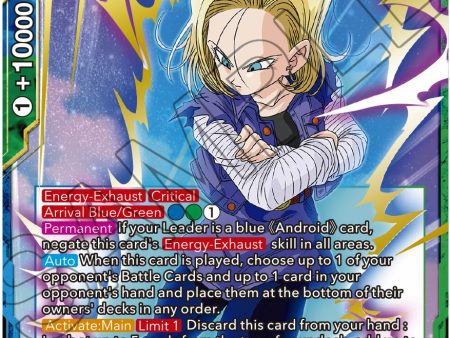 Android 18, Measureless Strength (BT18-144) [Dawn of the Z-Legends] Online Hot Sale