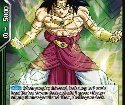 Broly, Dawn of the Rampage (Reprint) (BT1-076) [Battle Evolution Booster] Cheap