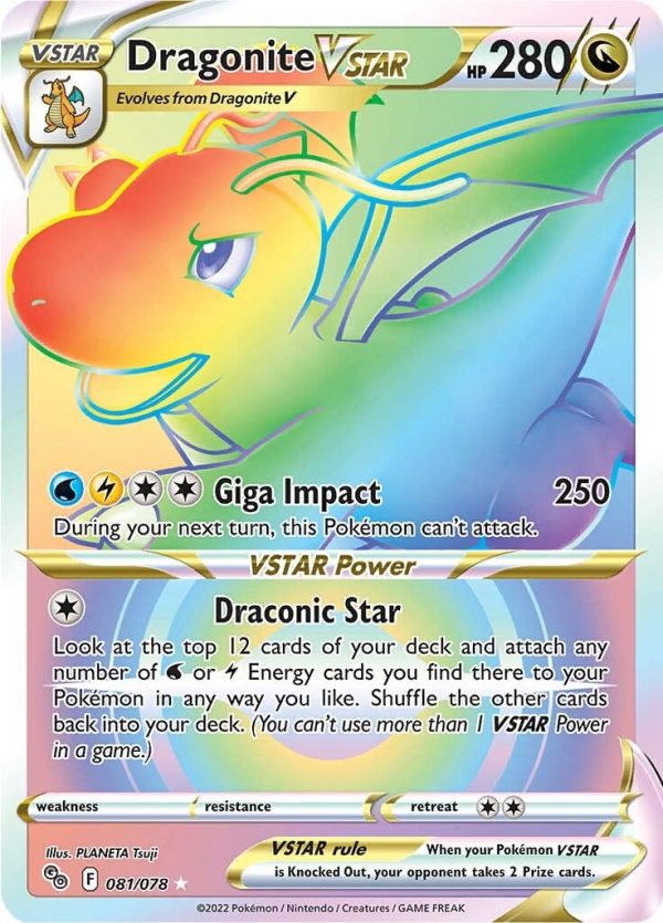 Dragonite VSTAR (081 078) [Pokémon GO] Discount