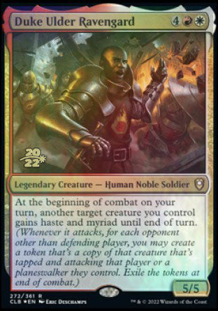 Duke Ulder Ravengard [Commander Legends: Battle for Baldur s Gate Prerelease Promos] Hot on Sale