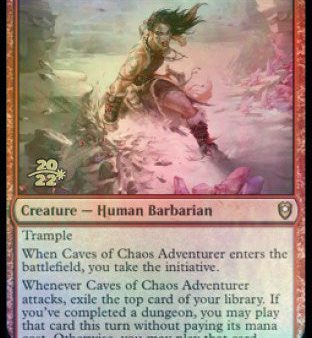 Caves of Chaos Adventurer [Commander Legends: Battle for Baldur s Gate Prerelease Promos] Hot on Sale