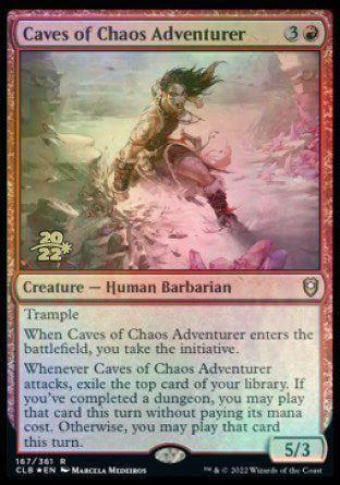 Caves of Chaos Adventurer [Commander Legends: Battle for Baldur s Gate Prerelease Promos] Hot on Sale