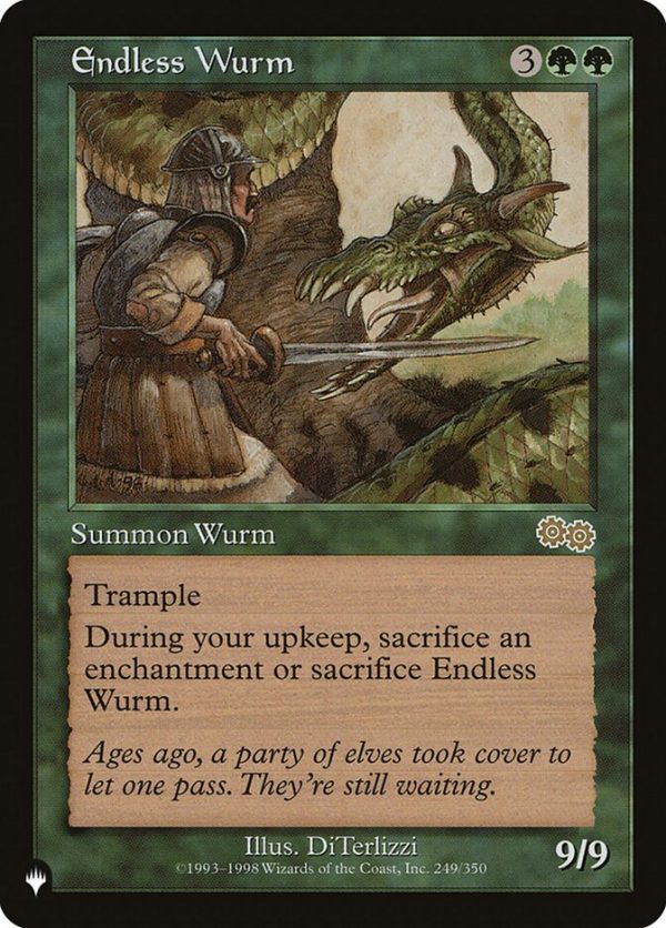 Endless Wurm [The List] For Discount