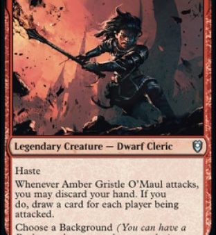 Amber Gristle O Maul [Commander Legends: Battle for Baldur s Gate] Fashion