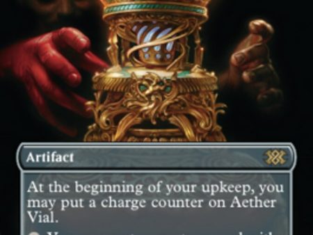 Aether Vial (Borderless Alternate Art) [Double Masters 2022] For Cheap