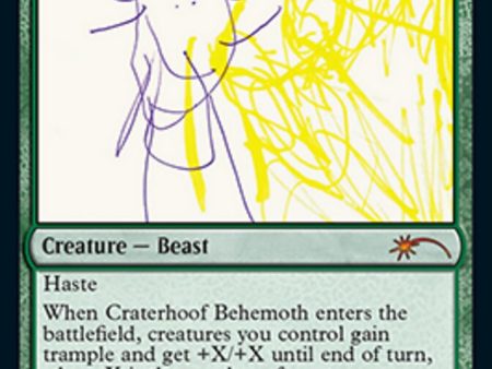 Craterhoof Behemoth (376) [Secret Lair Drop Series] on Sale