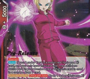 Android 18, Universe 7 Challenger (BT14-013) [Cross Spirits Prerelease Promos] For Cheap